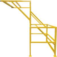 Mezzanine Safety Gate, 70" L x 77" H, 78" Raised, Yellow NRZ Safety Inc.