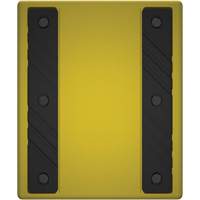 Cale de roue ultra-robuste pour l'exploitation mini&egrave;re Checkers Safety sans support, PEHD, Jaune, 14-1/2" la x 17-1/2" p x 16" h NRZ Safety Inc.