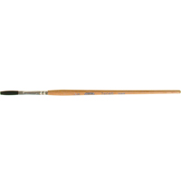 One Stroke Paint Brush, 1/8" Brush Width, Ox Hair, Wood Handle NRZ Safety Inc.