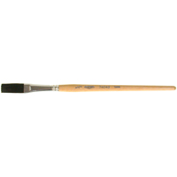 One Stroke Paint Brush, 1/2" Brush Width, Ox Hair, Wood Handle NRZ Safety Inc.