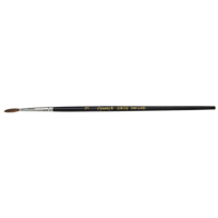 Black Pointed Bristle Artist Brush, 2.1 mm Brush Width, Camel Hair, Wood Handle NRZ Safety Inc.
