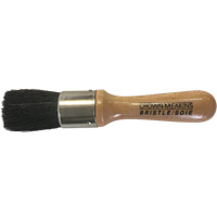 Brosse pour pochoirs, Soies naturelles, Manche Bois, Largeur de 1" NRZ Safety Inc.