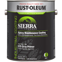 Appr&ecirc;t acrylique &eacute;poxydique &agrave; base d'eau Sierra Performance S70/S71, Gallon, Gris NRZ Safety Inc.