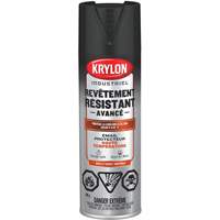 Peinture industrielle &agrave; chaleur &eacute;lev&eacute;e Tough Coat Advanced, Noir haute temp&eacute;rature, Plat, 425 g, Canette a&eacute;rosol NRZ Safety Inc.