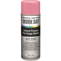 Industrial Work Day Paint, Pink, Gloss, 10 oz., Aerosol Can NRZ Safety Inc.