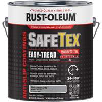 Rev&ecirc;tement d'acrylique SafeTex Easy-Tread, 1 gal., &agrave; l'eau, Plat/Textur&eacute;, Gris NRZ Safety Inc.