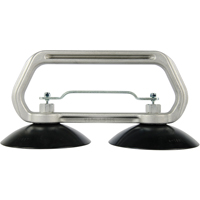 Appareils &agrave; ventouses - Ventouse double industrielle, 75 lb Capacit&eacute;, 5", Barre &agrave; tirer, 10" Longueur de la manche NRZ Safety Inc.