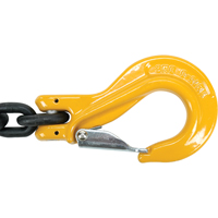 Chain Slings, 80 Chain, Double Legs, Oblong & Grab Hooks, 5/8" x 5' NRZ Safety Inc.