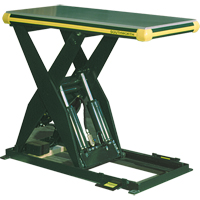 Hydraulic Backsaver Scissor Lift Table, Steel, 48" L x 36" W, 4000 lbs. Capacity NRZ Safety Inc.