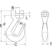 Clevis Slip Hook - Grade 70 NRZ Safety Inc.