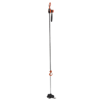 Mini Lever Hoist, 15' Lift, 500 lbs. (0.25 tons) Capacity, Steel Chain NRZ Safety Inc.