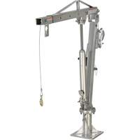 Winch Operated Truck Jib Crane, 1000 lbs. (0.5 tons) Capacity, 97" Max. Clearance NRZ Safety Inc.