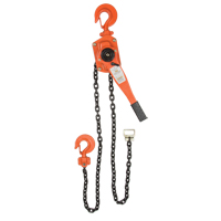 Lever Chain Hoist, 5' Lift, 6000 lbs. (3 tons) Capacity, Alloy Steel Chain NRZ Safety Inc.
