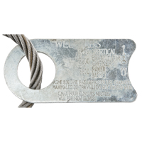 &eacute;lingue de levage &agrave; c&acirc;ble m&eacute;tallique - deux boucles NRZ Safety Inc.