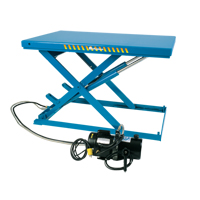 Table &eacute;l&eacute;vatrice &agrave; ciseaux &eacute;lectrique-hydraulique LoProfile, Acier, 32-1/2" lo x 23-1/2" la, Capacit&eacute; 550 lb NRZ Safety Inc.