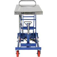 Pneumatic Hydraulic Scissor Lift Table, Steel, 32-1/2" L x 19-3/4" W, 1000 lbs. Cap. NRZ Safety Inc.