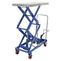 Pneumatic Hydraulic Scissor Lift Table, Steel, 35-1/2" L x 20" W, 800 lbs. Cap. NRZ Safety Inc.