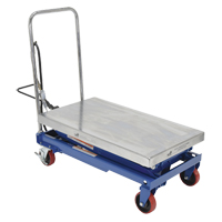 Pneumatic Hydraulic Scissor Lift Table, Steel, 35-1/2" L x 20" W, 800 lbs. Cap. NRZ Safety Inc.
