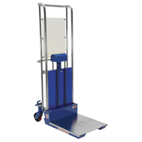 Hefti-Lift Load Stacker, Foot Pump Operated, 880 lbs. Capacity, 59" Max Lift NRZ Safety Inc.