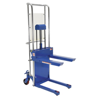 Hefti-Lift Load Stacker, Foot Pump Operated, 880 lbs. Capacity, 59" Max Lift NRZ Safety Inc.