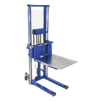 Hefti-Lift Load Stacker, Foot Pump Operated, 1500 lbs. Capacity, 63" Max Lift NRZ Safety Inc.