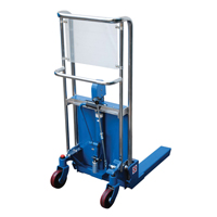 Hefti-Lift Load Stacker, Foot Pump Operated, 880 lbs. Capacity, 35" Max Lift NRZ Safety Inc.
