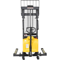 Fork Lift Stacker, Electric Operated, 2000 lbs. Capacity, 63" Max Lift NRZ Safety Inc.