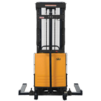 Fork Lift Stacker, Electric Operated, 2000 lbs. Capacity, 63" Max Lift NRZ Safety Inc.