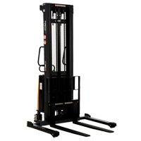 Fork Lift Stacker, Electric Operated, 2000 lbs. Capacity, 137" Max Lift NRZ Safety Inc.