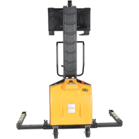 Narrow Mast Powered Lift Stacker, Electric Operated, 1500 lbs. Capacity, 63" Max Lift NRZ Safety Inc.
