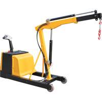 Electric Powered Floor Crane, 8.8' Lift, 1500 lbs. (0.75 tons), 44-1/4" Arm, 62-1/4" H NRZ Safety Inc.
