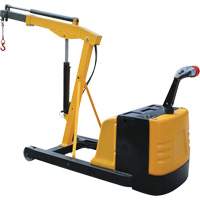 Electric Powered Floor Crane, 8.8' Lift, 1500 lbs. (0.75 tons), 44-1/4" Arm, 62-1/4" H NRZ Safety Inc.