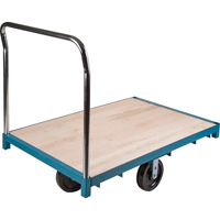 Chariot &agrave; plateforme robuste, 48" lo x 24" la, Capacit&eacute; de 2500 lb, Roues en Nylon NRZ Safety Inc.
