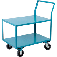 Chariots surbaiss&eacute;s robustes, 2 niveaux, 18" la x 30" p x 41" h, 2400 lb Cap NRZ Safety Inc.
