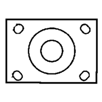 Total Locking Caster, Swivel with Brake, 6" (152.4 mm), Rubber, 450 lbs. (204 kg.) NRZ Safety Inc.