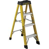 Industrial Heavy-Duty Stepladders (6900 Series), 4', Fibreglass, 300 lbs. Capacity, Type 1A NRZ Safety Inc.
