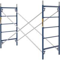 Scaffolding, Steel Frame, 84" D x 60" H NRZ Safety Inc.