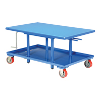 Post Lift Table, 42" L x 30" W, Steel, 2000 lbs. Capacity NRZ Safety Inc.