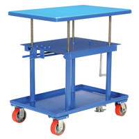 Hydraulic Lift Table, 24" L x 36" W, Steel, 2000 lbs. Capacity NRZ Safety Inc.