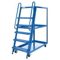 Chariot &agrave; cueillette, Acier, 27-7/8" la x 56-1/8" p, 3 tablettes, Capacit&eacute; 1000 lb NRZ Safety Inc.