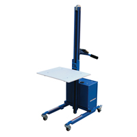 Quick Lift Platform Stacker, Electric Operated, 175 lbs. Capacity, 57" Max Lift NRZ Safety Inc.