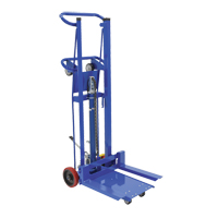 Platform Lift Stacker, Foot Pump Operated, 750 lbs. Capacity, 52" Max Lift NRZ Safety Inc.