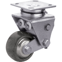 Heavy-Duty Caster, Swivel, 4" (101.6 mm), Solid Elastomer, 900 lbs. (408 kg.) NRZ Safety Inc.