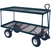 Double Deck Wagon, 24" W x 48" L, 600 lbs. Capacity NRZ Safety Inc.