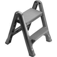 Escabeau repliable, 2 marches, 19-1/2" x 20-1/2" x Hauteur 22-3/4" NRZ Safety Inc.