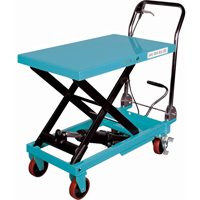 Heavy-Duty Hydraulic Scissor Lift Table, 32" L x 19-3/4" W, Steel, 1100 lbs. Capacity NRZ Safety Inc.