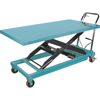 Table &eacute;l&eacute;vatrice robuste &agrave; ciseaux hydraulique, 63" lo x 31-7/8" la, Acier, Capacit&eacute; 1100 lb NRZ Safety Inc.