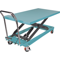 Table &eacute;l&eacute;vatrice robuste &agrave; ciseaux hydraulique, 63" lo x 31-7/8" la, Acier, Capacit&eacute; 1100 lb NRZ Safety Inc.