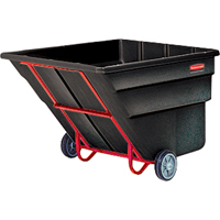 Chariot basculeur en acier, Poly&eacute;thyl&egrave;ne, 2 vg³, Capacit&eacute; de charge de 2300 lb NRZ Safety Inc.