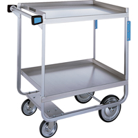 Heavy-Duty U Frame Carts, 2 Tiers, 19-3/8" W x 34-1/2" H x 32-5/8" D, 700 lbs. Capacity NRZ Safety Inc.